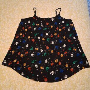 Women's Torrid Super Soft Nightie, size 2, Black & Multicolor (Holiday)